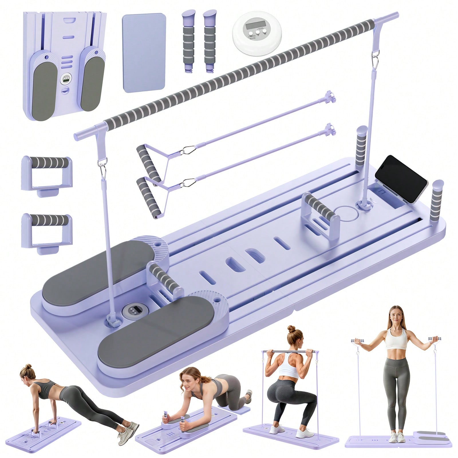 Waist Trainer Women - Pilates Reformer With Bar, Pilates Board