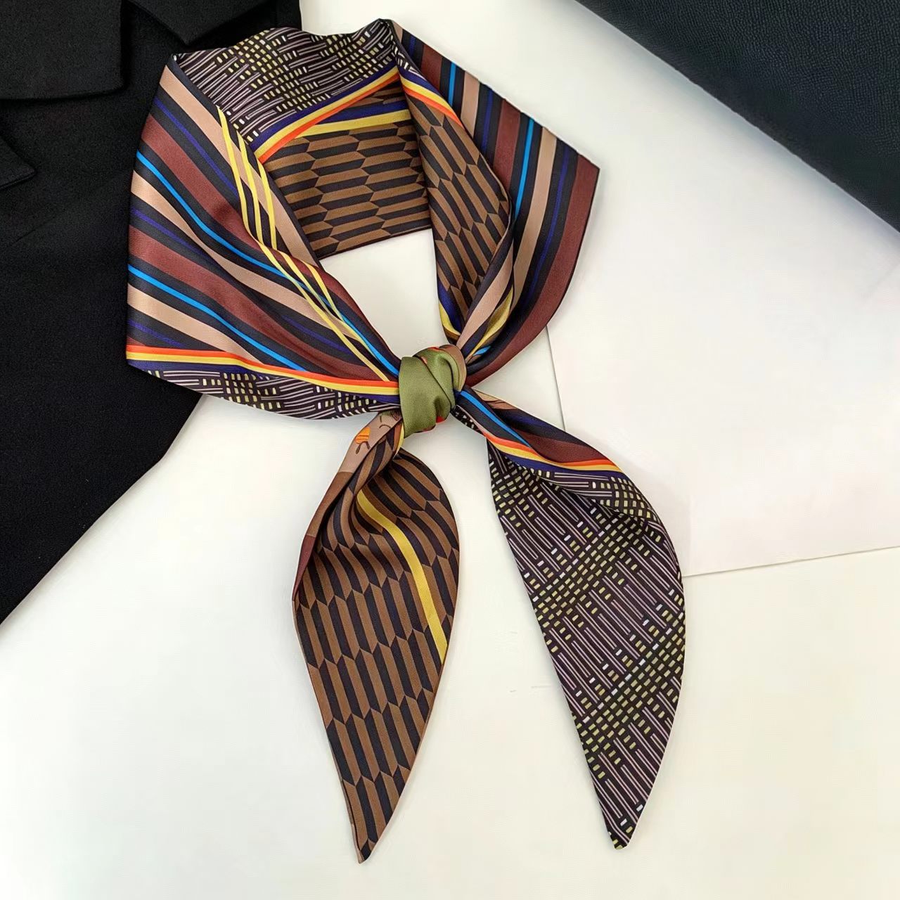Waist Trainer Women - Luxury Print Long Hair Ribbon Bevel