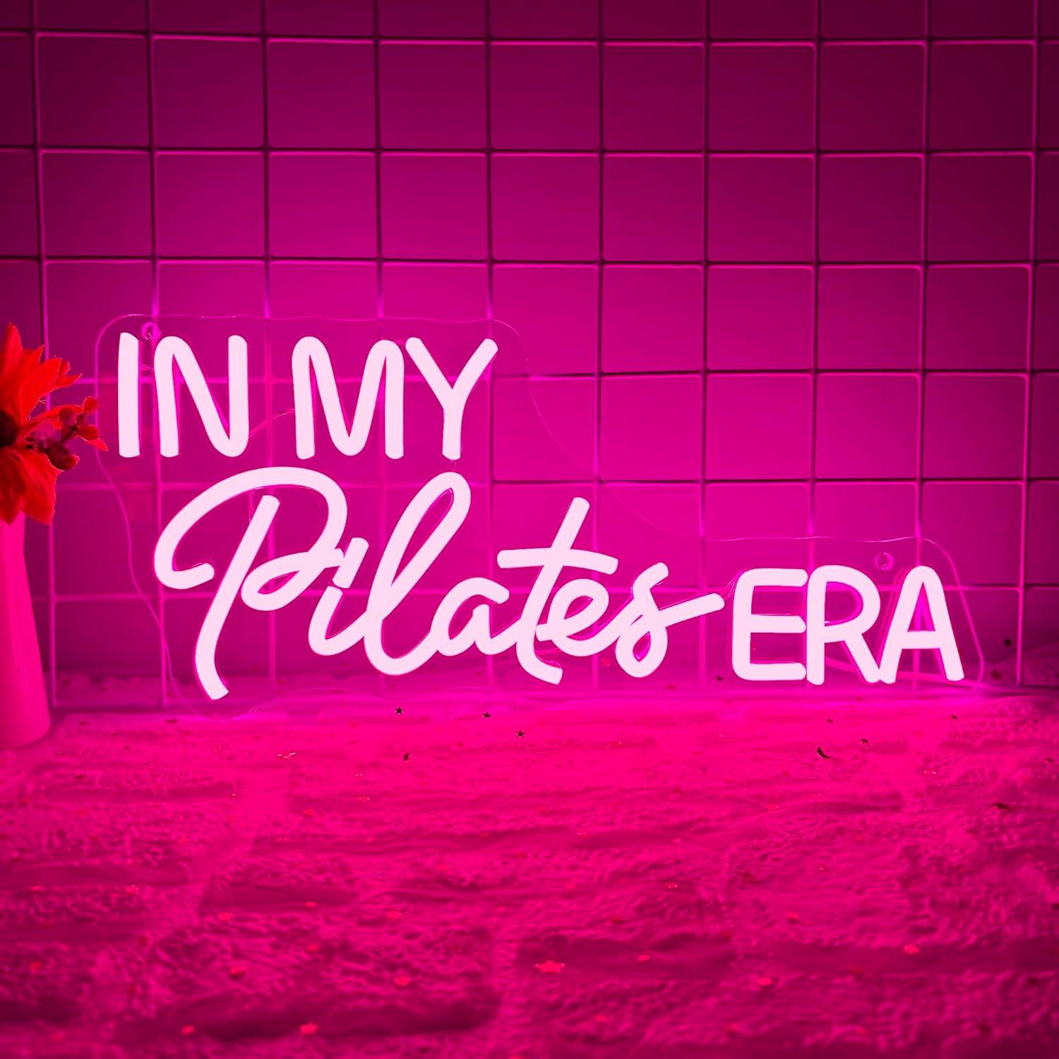 In My Pilates Era Neon Sign Di - огляд і ціна Yoga Fitness Room