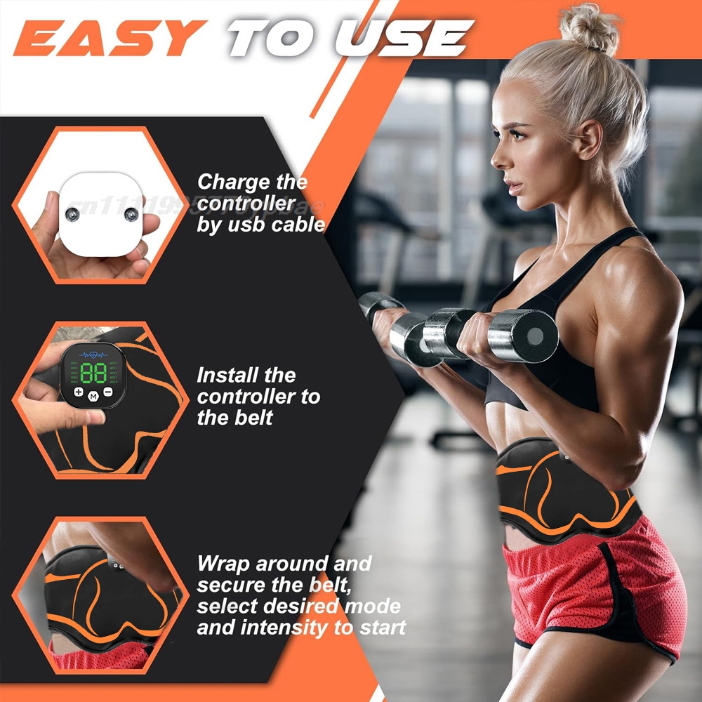 EMS Abdominal Belt Muscle Stim - огляд і ціна Waist Trainer Women