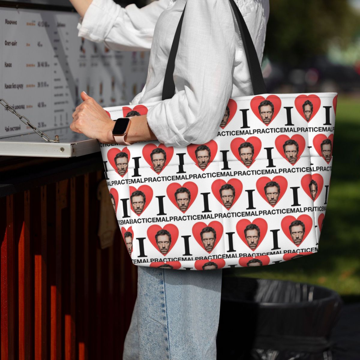 Dr House MD TV Beach Tote Bag  - огляд і ціна Yoga Fitness Tva