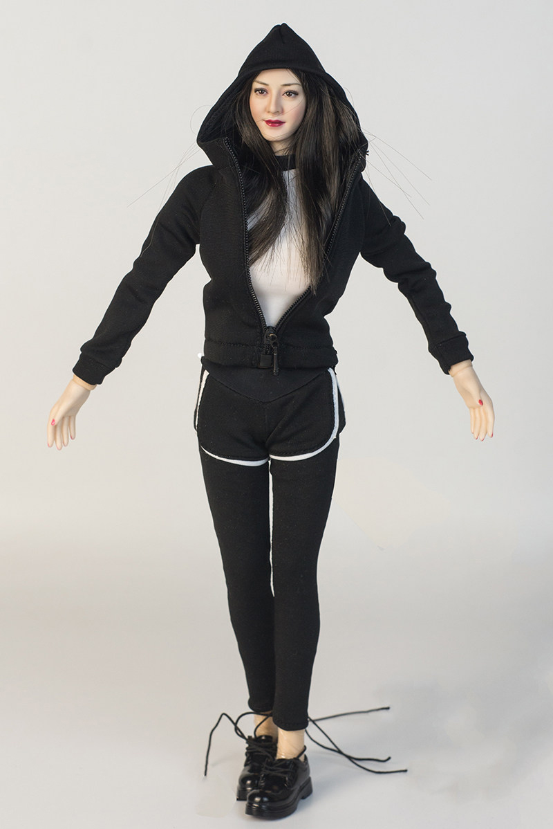 1/6 Female Black Yoga Clothing - огляд і ціна Yoga Fitness Tva