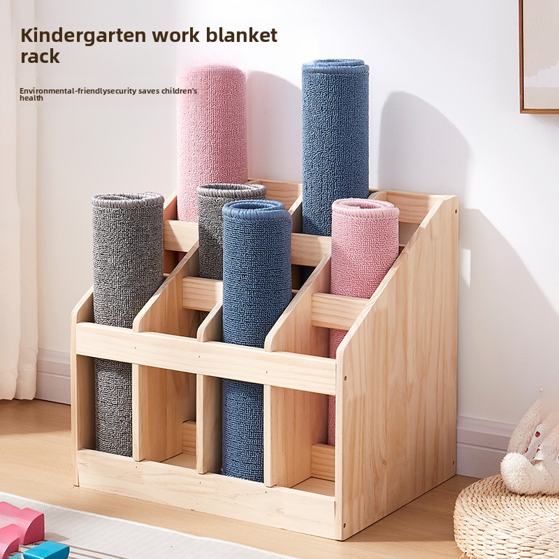 Solid Wood Floor Storage Rack  - огляд і ціна Yoga Fitness Room