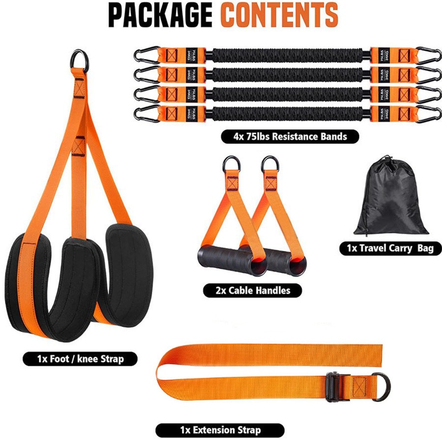 Pull Up Assistance Bands Set R - огляд і ціна Suspension Trainer Trx