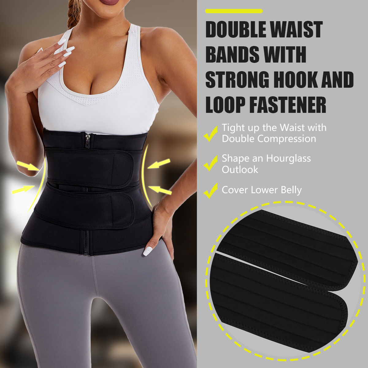 Women Waist Trainer Belt Doubl - огляд і ціна Waist Trainer Women