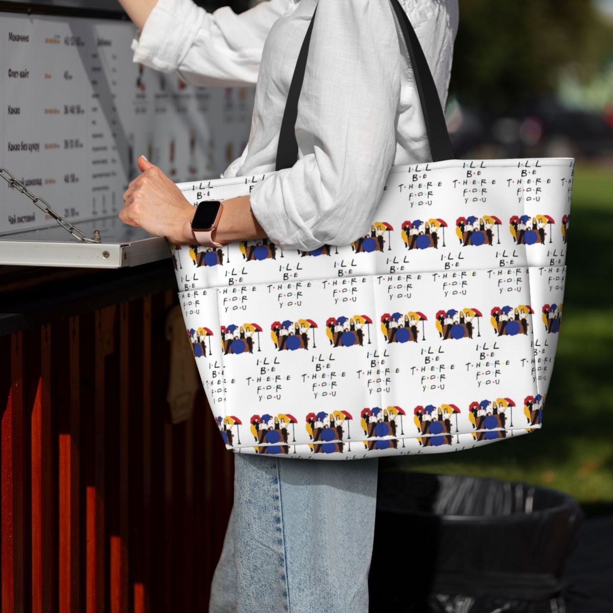 Friend TV Show Beach Tote Bag  - огляд і ціна Yoga Fitness Tva