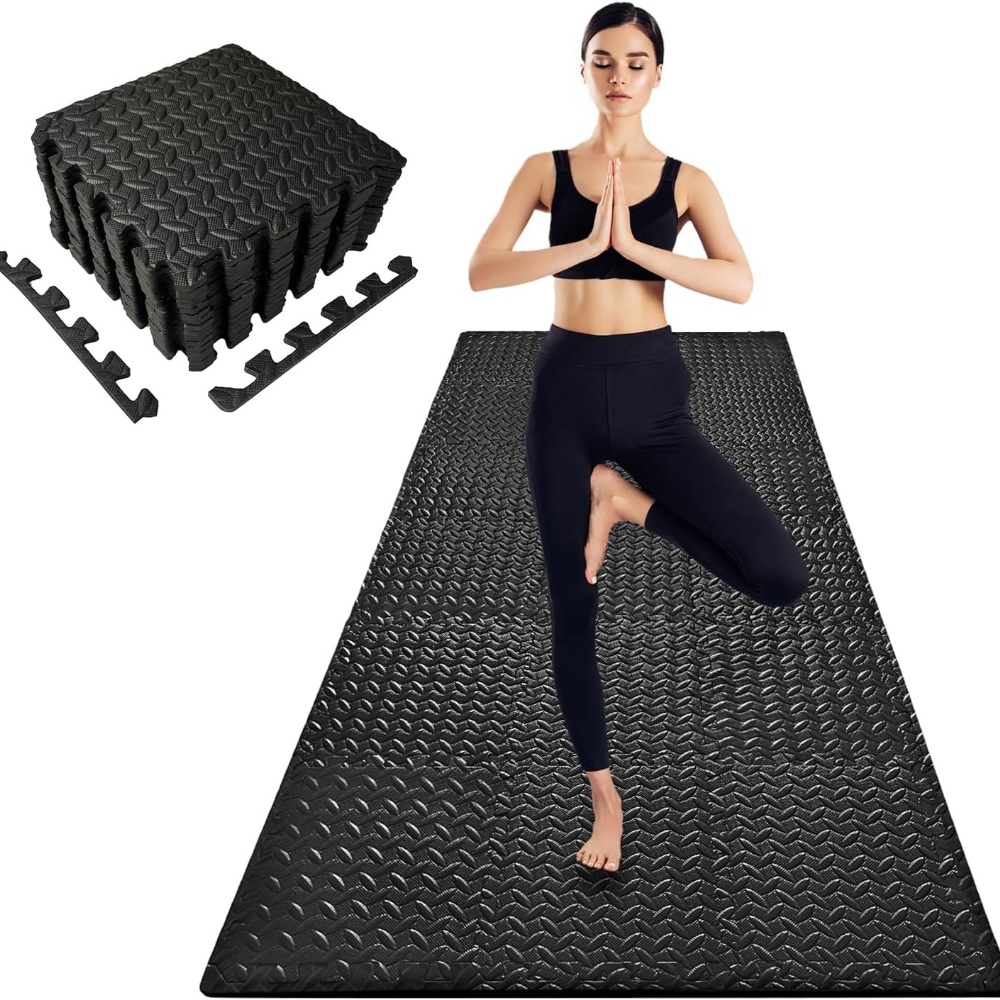 Fitness Interlocking Foam Mats - огляд і ціна Yoga Fitness Room