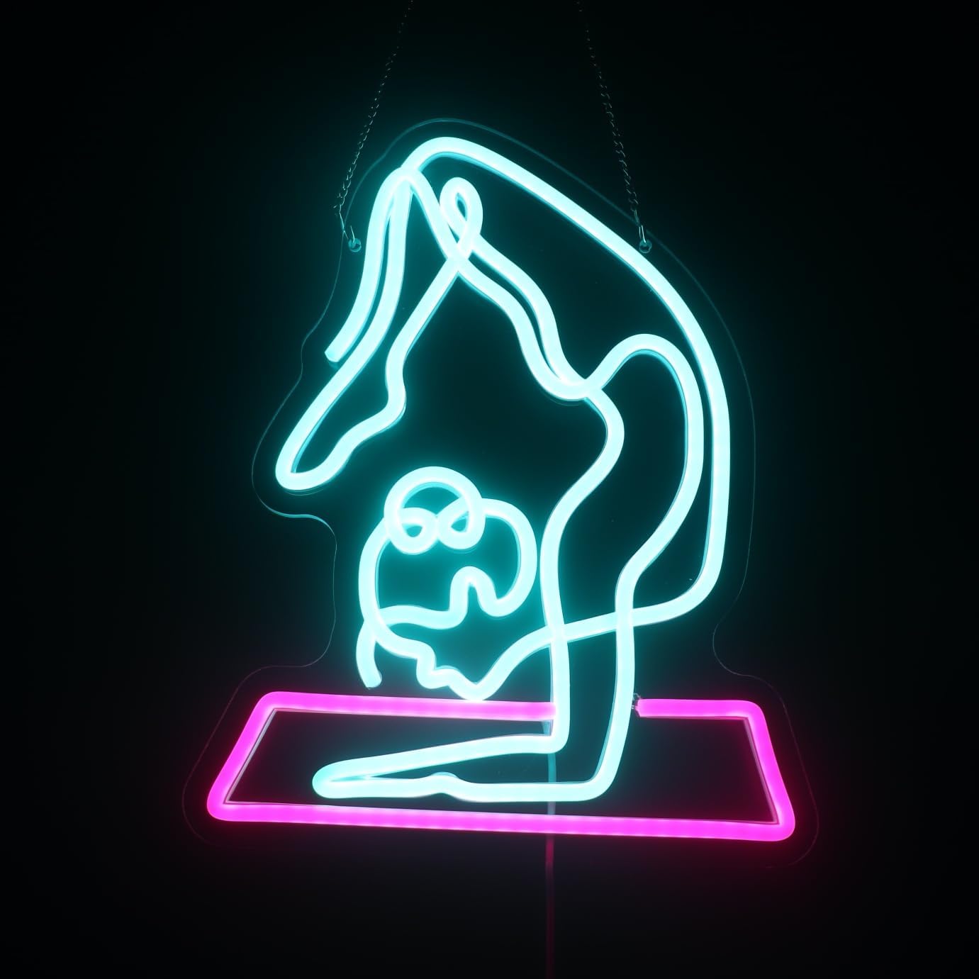 Yoga Neon Sign Dimmable Led Wa - огляд і ціна Yoga Fitness Room