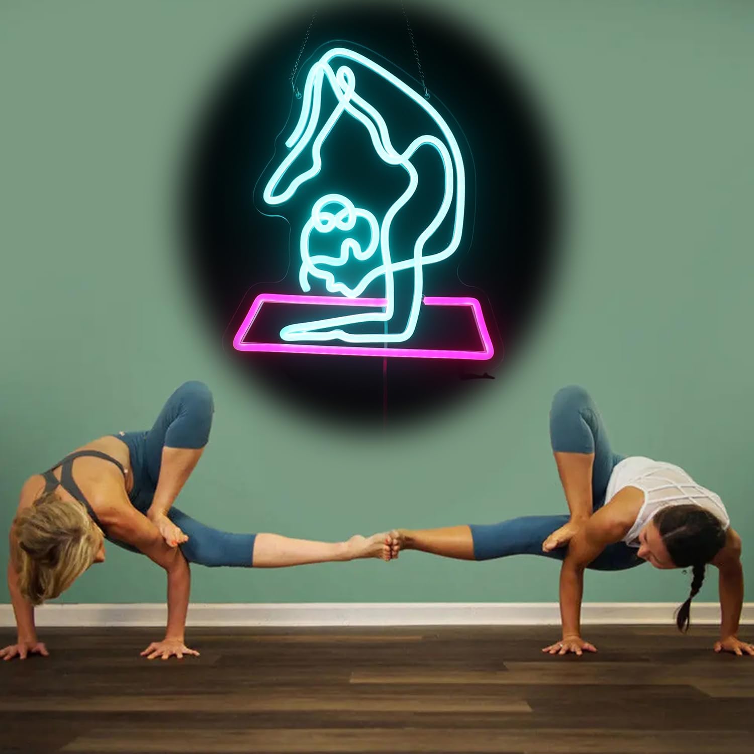 Yoga Neon Sign Dimmable Led Wa - огляд і ціна Yoga Fitness Room