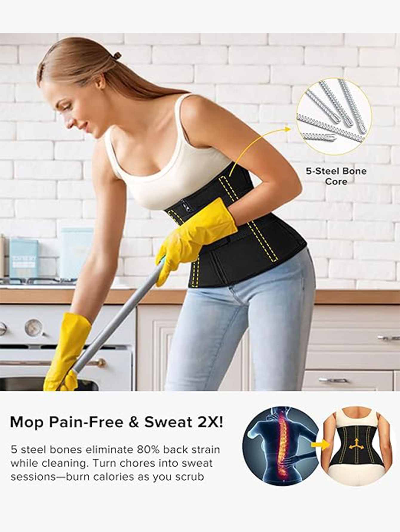 Women Sauna Waist Trainer Doub - огляд і ціна Waist Trainer Women